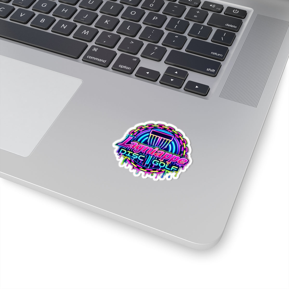 Lagniappe Disc Golf Neon Sticker