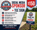 2026 Social Media Sponsor + Tee Sign