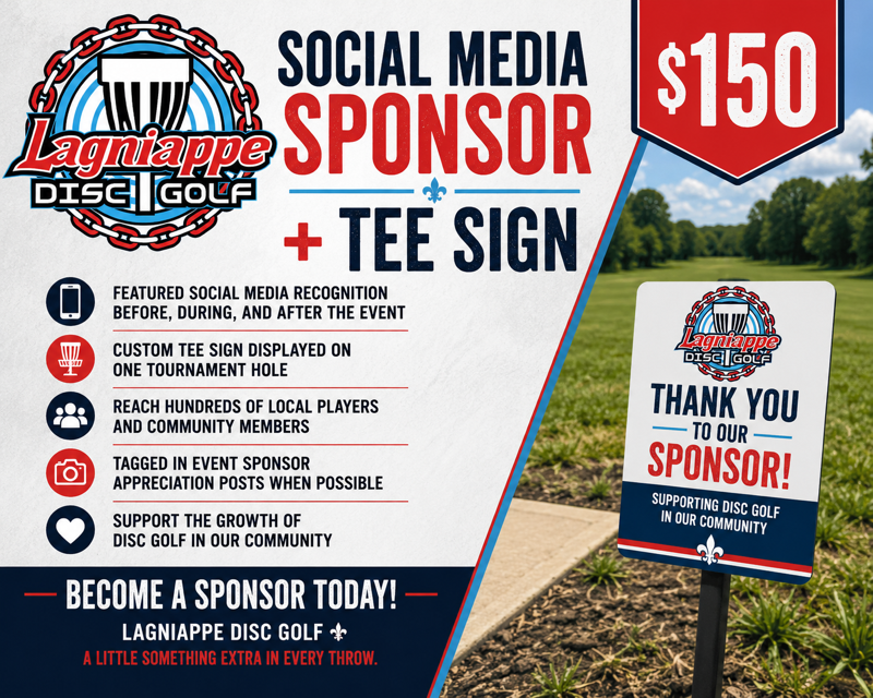 2026 Social Media Sponsor + Tee Sign