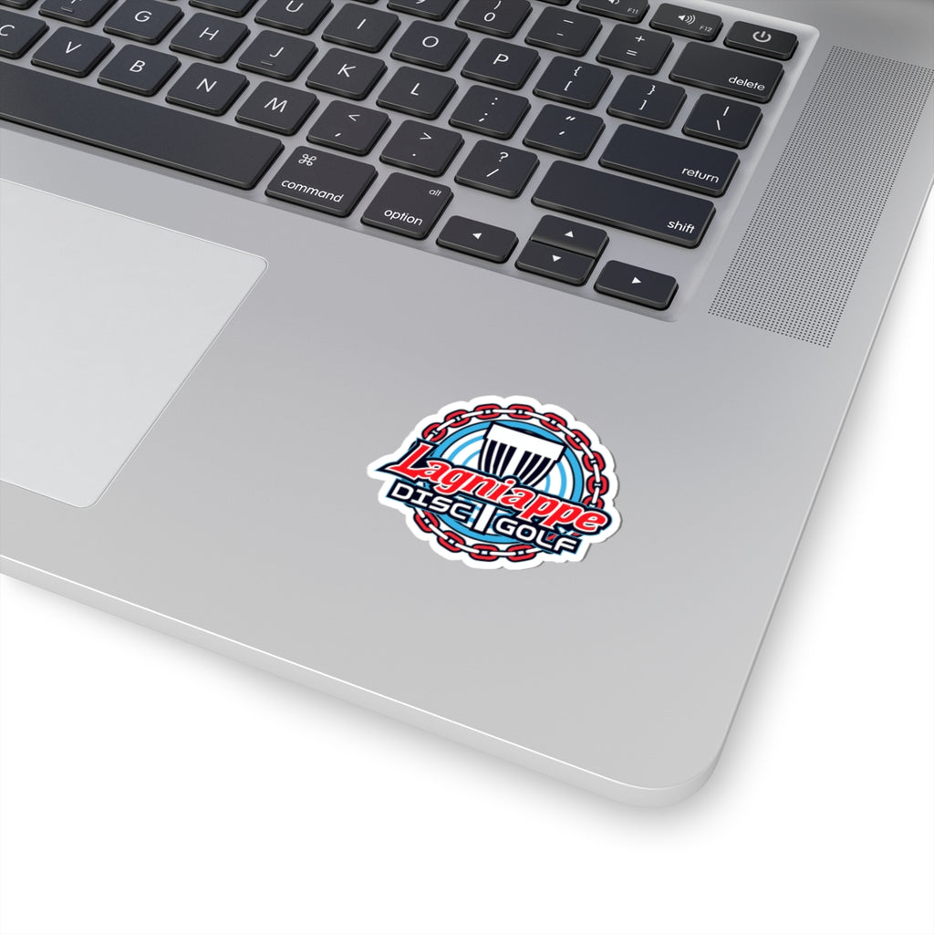 Lagniappe Disc Golf Sticker — Kiss-Cut Disc Golf Logo Decal