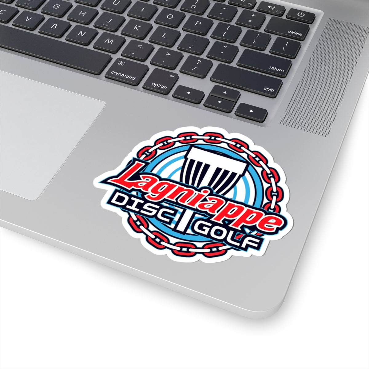 Lagniappe Disc Golf Sticker — Kiss-Cut Disc Golf Logo Decal