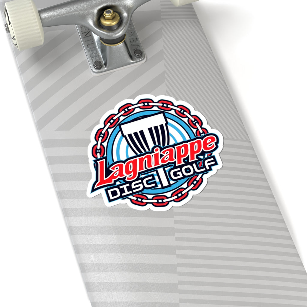 Lagniappe Disc Golf Sticker — Kiss-Cut Disc Golf Logo Decal