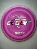 Discraft ESP Buzzz Purple Swirl Silver Rainbow Foil 5x Paul McBeth 177+g