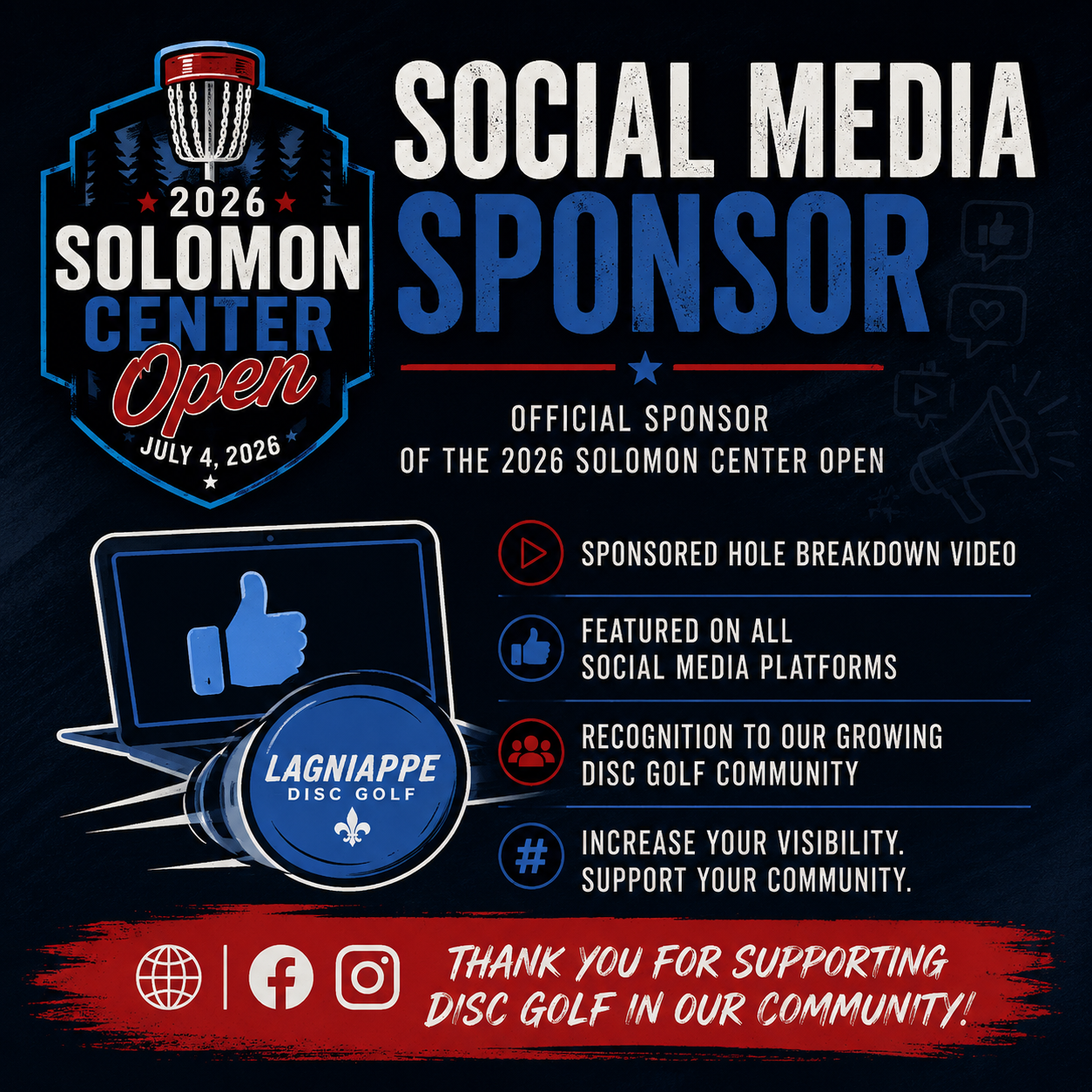 2026 Solomon Center Open - Social Media Sponsor